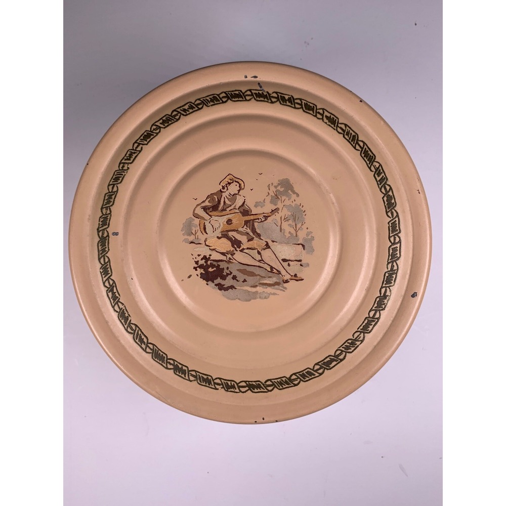 Vintage Sainte Croix Reuge Swiss Lucky‎ Day Hand Painted Music Trinket Box Works